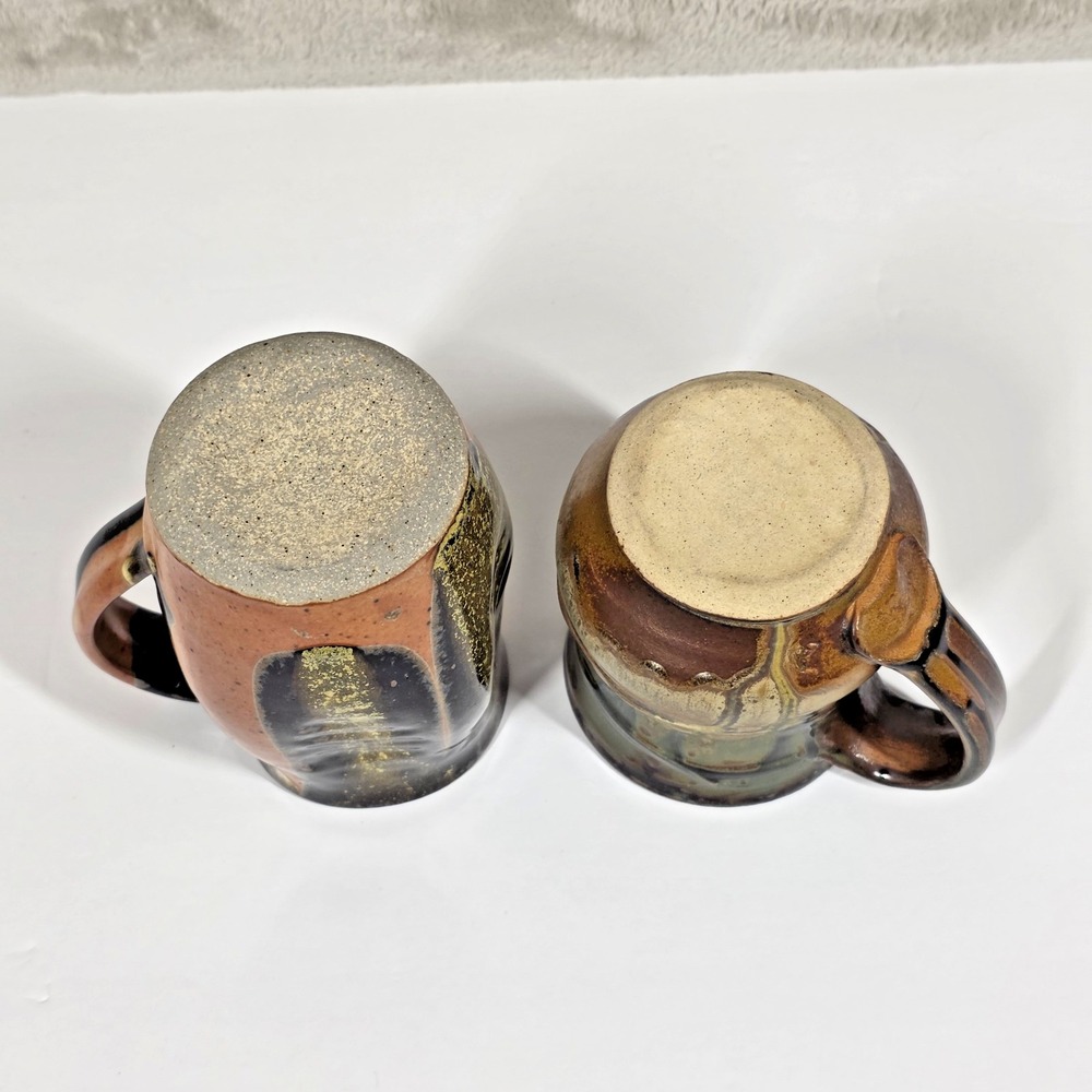 Stone Coffee Mugs Lot of 2 Unbranded - Picture 9 of 9